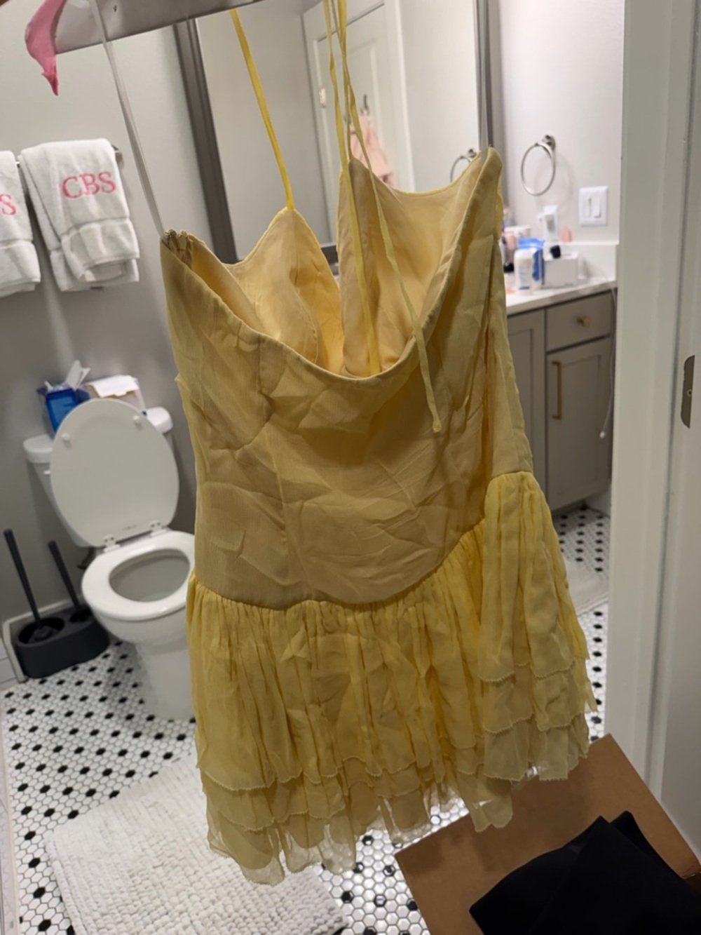 Tularosa- Ada Mini Dress in Butter Yellow - Picture 5 of 6